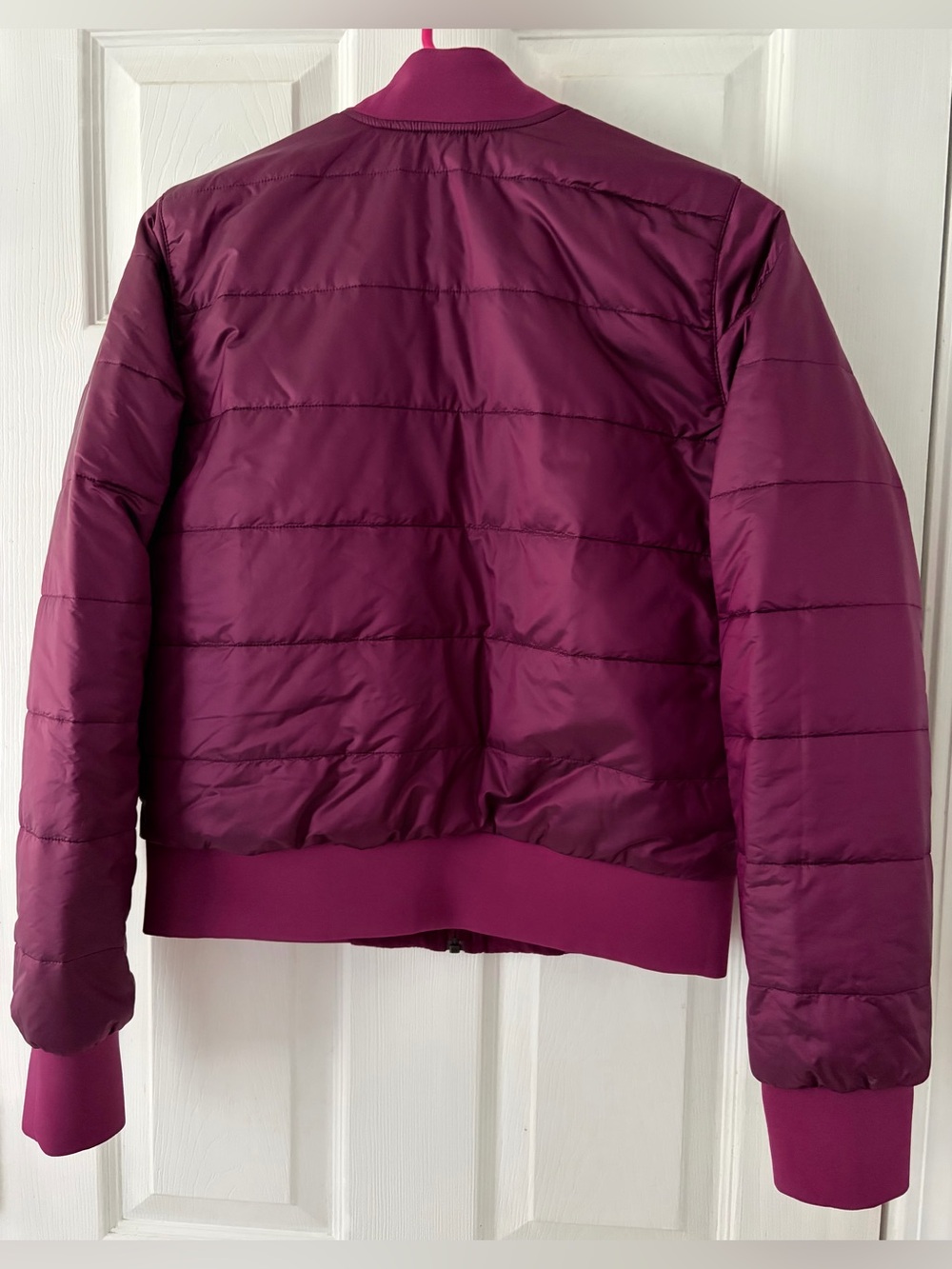 lululemon athletica Quilted Bomber Jacket - Magenta - Picture 3 of 4